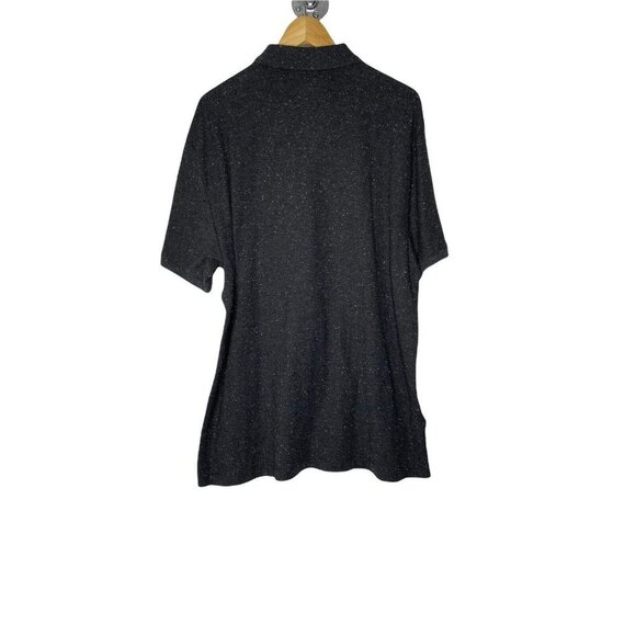 Original Penguin Mens Donegal Daddy Polo Shirt True Black Size XXL - Picture 4 of 7